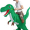 63 Inch Inflatable Dinosaur Costume Blow up Dinosaur Costume Adult Size, Funny Dinosaur Halloween Costumes Men Women Unisex Dino Blow up Costumes for Halloween Party Cosplay